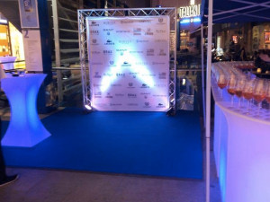 Backdrops and VIP Stands